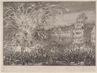 KG 06614
<br/>
Intocht Leopold I in Brussel, 1686
<br/>
<em>Hooghe, Romeyn de (1645-1708)</em>